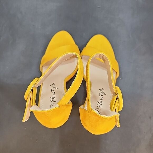 BRAND NEW HERSTYLE CHARMING- ANKLE STRAP ROUNDED BUCKLE OPEN TOE STILETT… - Picture 7 of 16